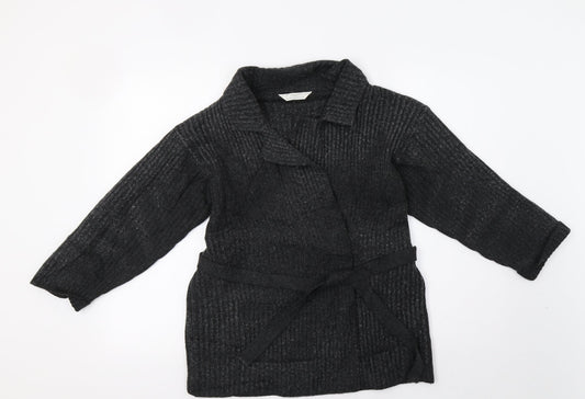 Womens UK Size 8 M&S Grey Cardigan Jumper