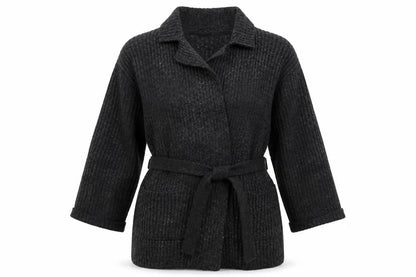 Womens UK Size 8 M&S Grey Cardigan Jumper