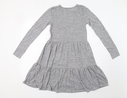 New Look Womens Grey   Jumper Dress  Size 6