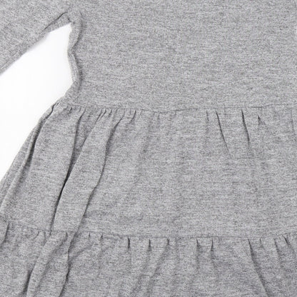New Look Womens Grey   Jumper Dress  Size 6