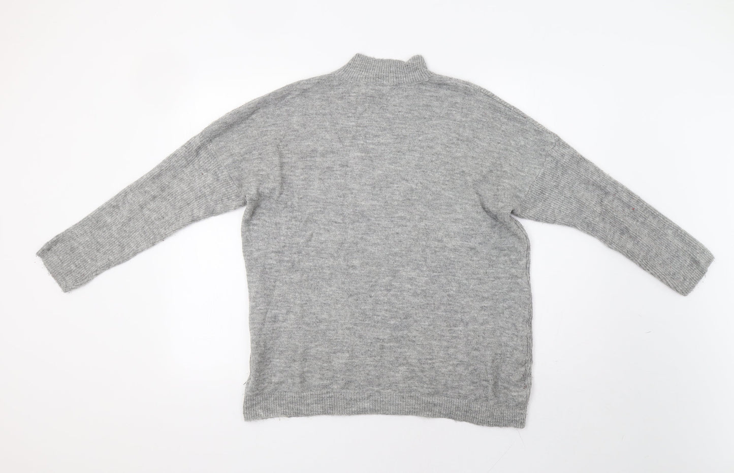 Womens UK Size M Peacocs Grey Pullover Jumper
