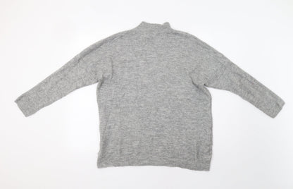 Womens UK Size M Peacocs Grey Pullover Jumper