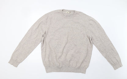 Womens UK Size 3XL M&S Beige Pullover Jumper
