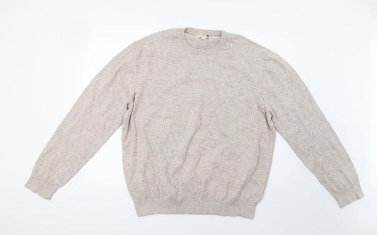 Womens UK Size 3XL M&S Beige Pullover Jumper