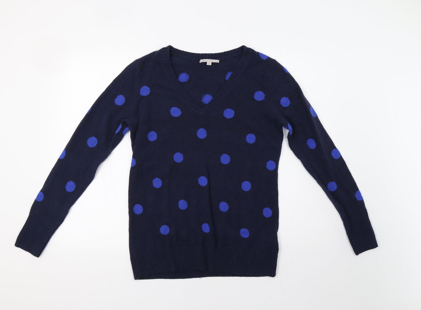 Gap Womens Blue Polka Dot  Pullover Jumper Size L