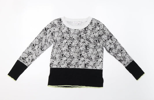 Nex Womens  Floral  Pullover Jumper Size 8