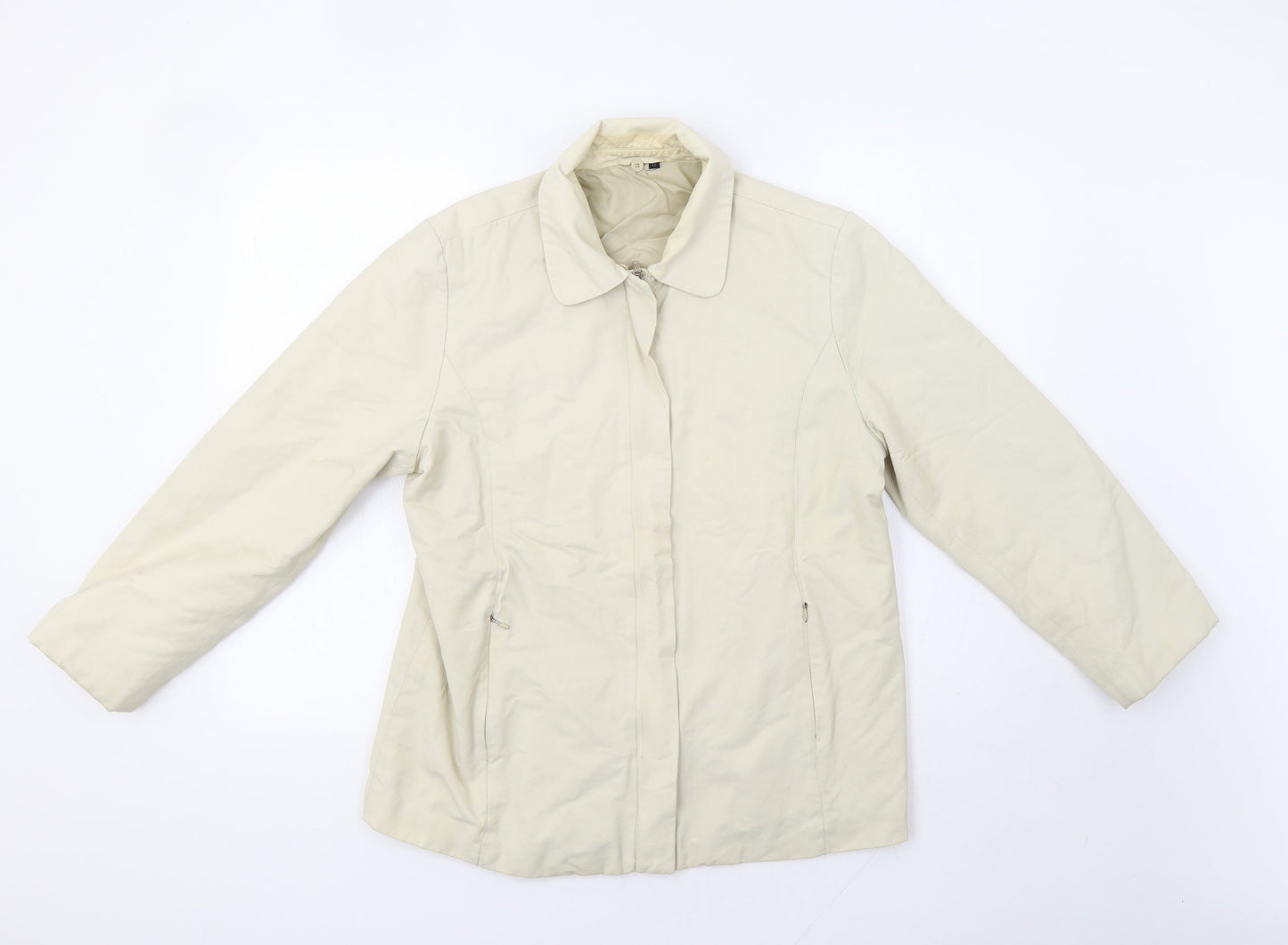 Womens UK Size 12 NuAge Beige Jacket