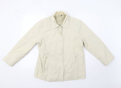 Womens UK Size 12 NuAge Beige Jacket