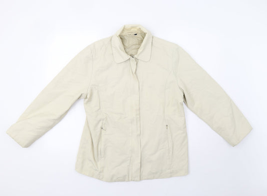 Womens UK Size 12 NuAge Beige Jacket