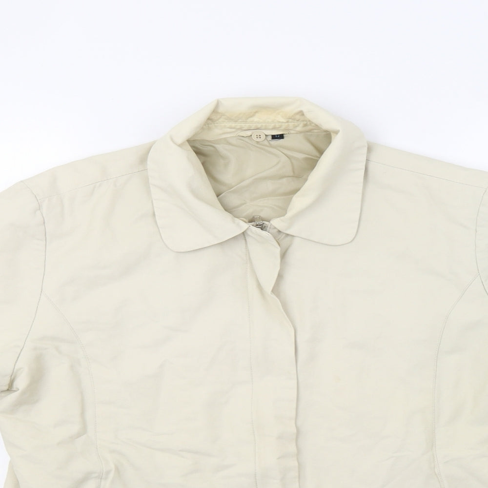 Womens UK Size 12 NuAge Beige Jacket