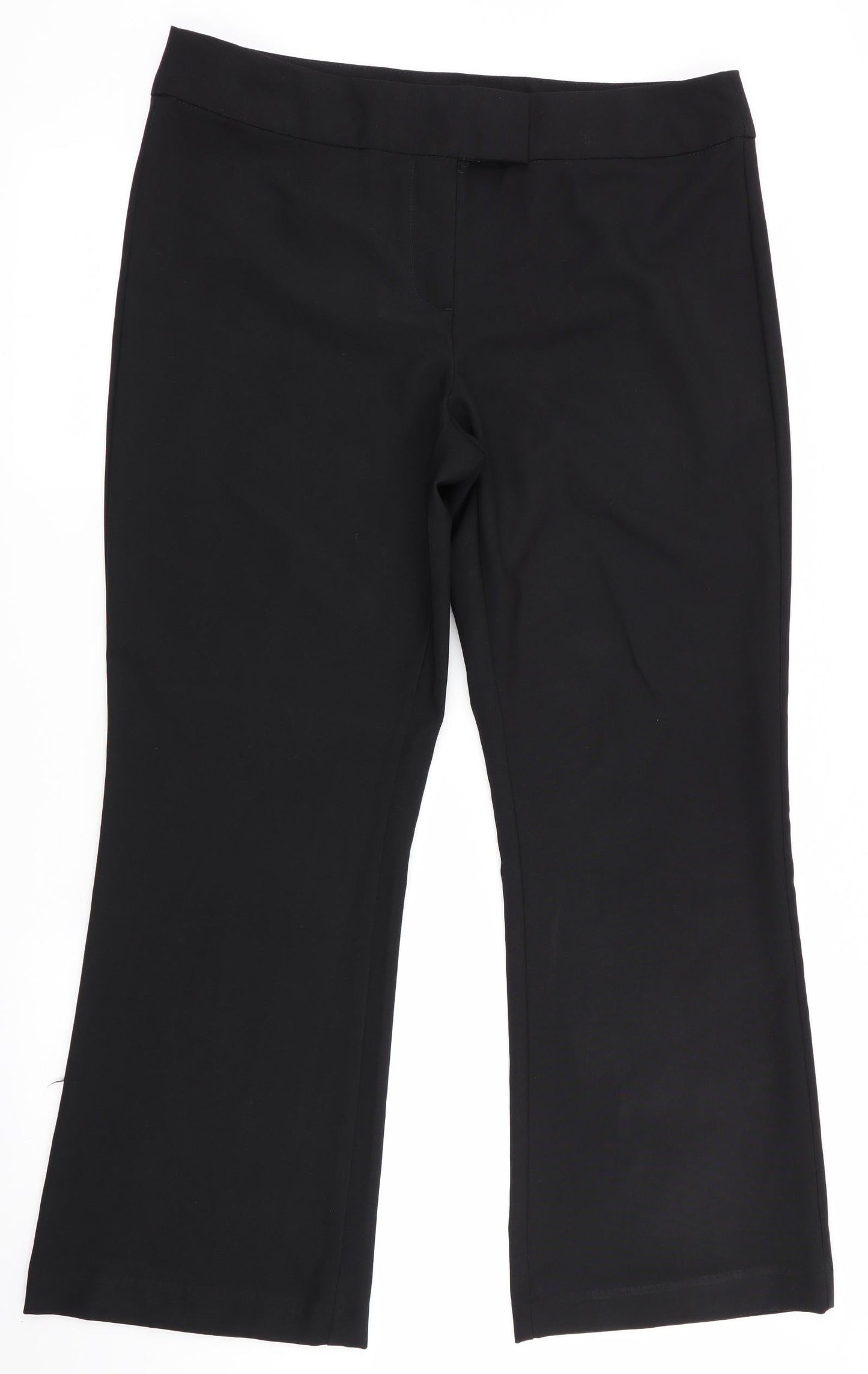 George Womens Black   Trousers  Size 14 L28.5 in