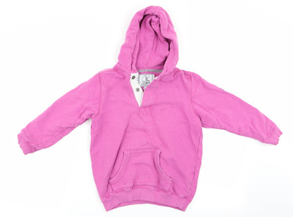 Lazy Jacks Girls Pink   Pullover Hoodie Size 5-6 Years