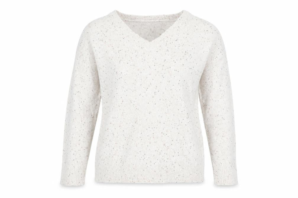 Womens UK Size S Peacocks Beige Pullover Jumper