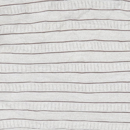 Marks and Spencer Mens Beige Striped  Pullover Jumper Size M