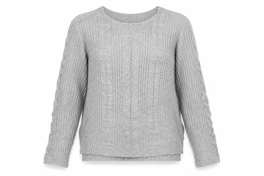 Front view of Terranova women’s grey jumper, size L