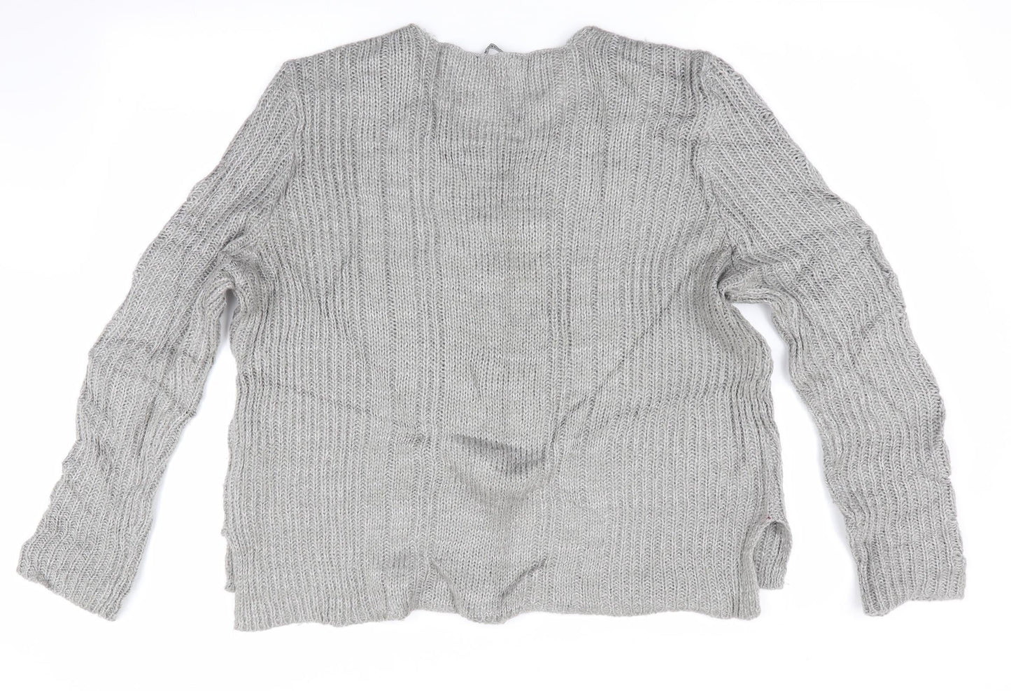 Womens UK Size L Terranova Grey Pullover Jumper