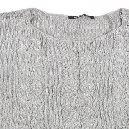 Womens UK Size L Terranova Grey Pullover Jumper