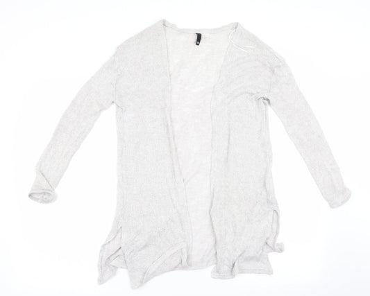 Womens UK Size XS Divided Grey Cardigan Jumper