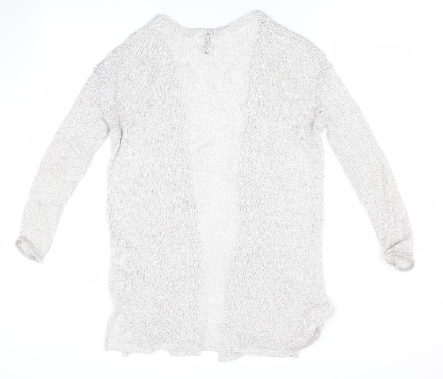 Womens UK Size XS Divided Grey Cardigan Jumper