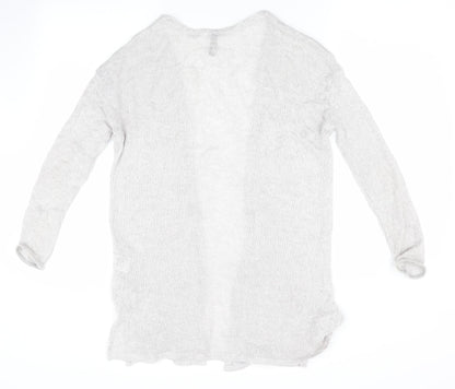 Womens UK Size XS Divided Grey Cardigan Jumper