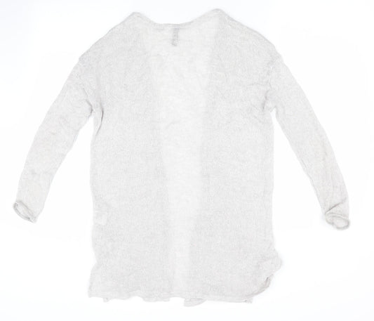 Womens UK Size XS Divided Grey Cardigan Jumper