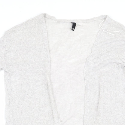 Womens UK Size XS Divided Grey Cardigan Jumper