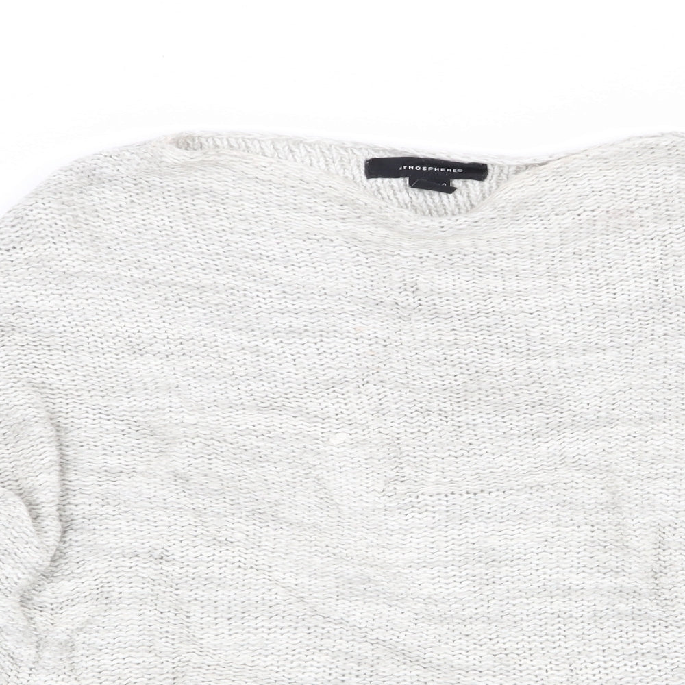 Womens UK Size 8 Atmoshpere Grey Pullover Jumper