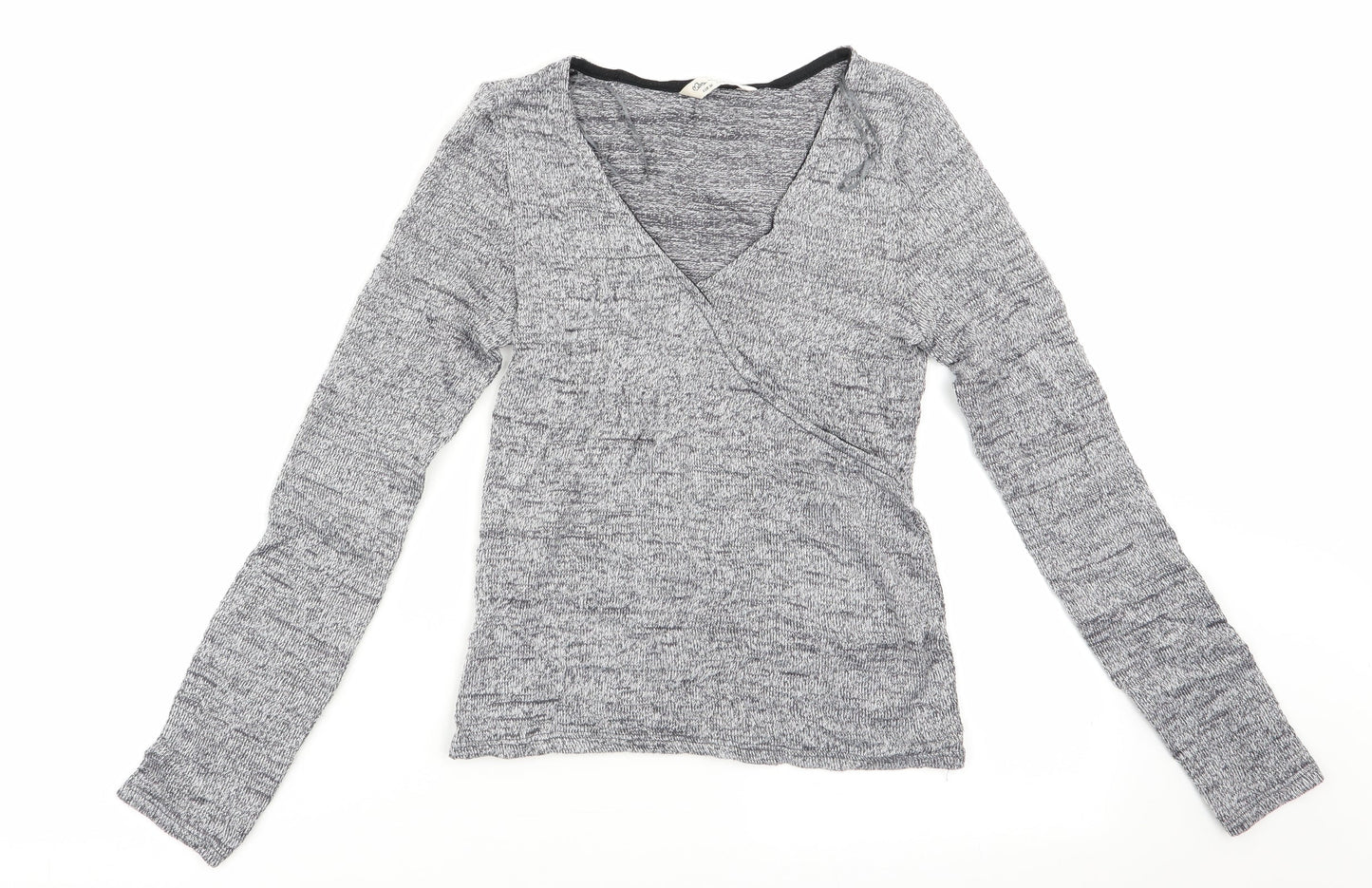 Womens UK Size 8 Miss Selfridge Grey Tunic Jumper