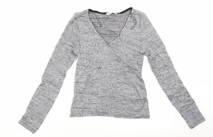 Womens UK Size 8 Miss Selfridge Grey Tunic Jumper