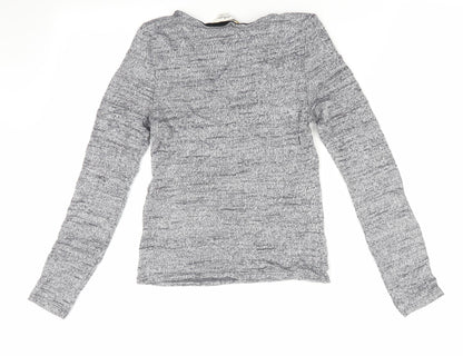 Womens UK Size 8 Miss Selfridge Grey Tunic Jumper