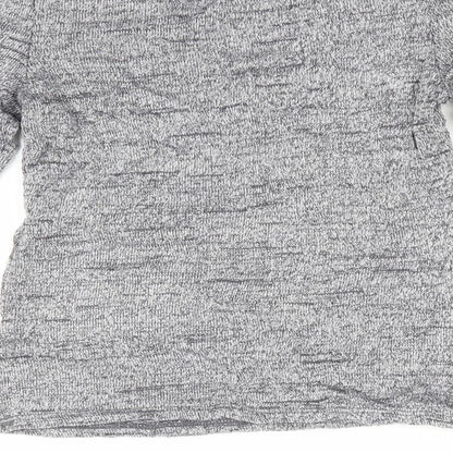 Womens UK Size 8 Miss Selfridge Grey Tunic Jumper