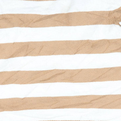 Gap Womens Beige Striped  Pullover Jumper Size S
