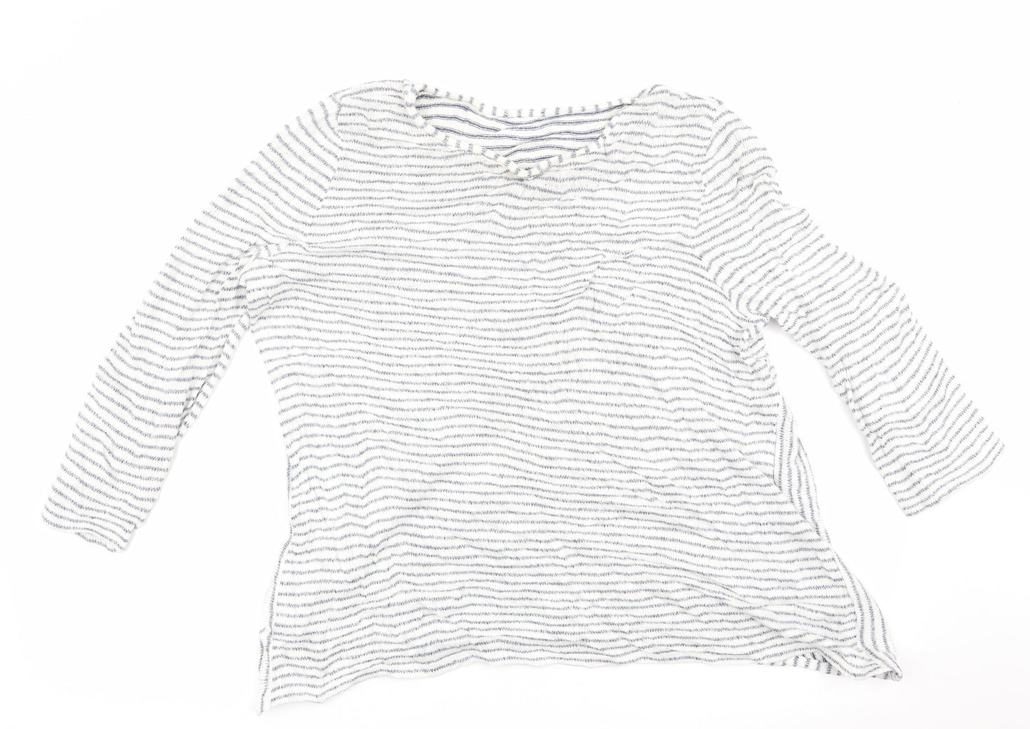 TU Womens Blue Striped  Pullover Jumper Size 18