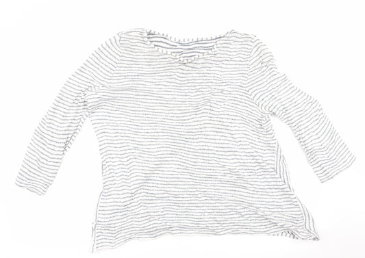 TU Womens Blue Striped  Pullover Jumper Size 18