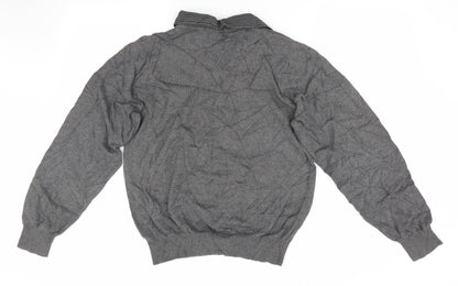 Urban Spirit Mens Grey   Pullover Jumper Size S  - Faux collar