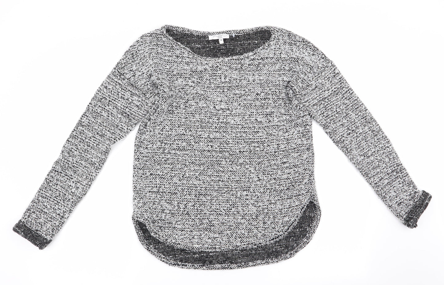 Womens UK Size 10 New Look Black Pullover Jumper