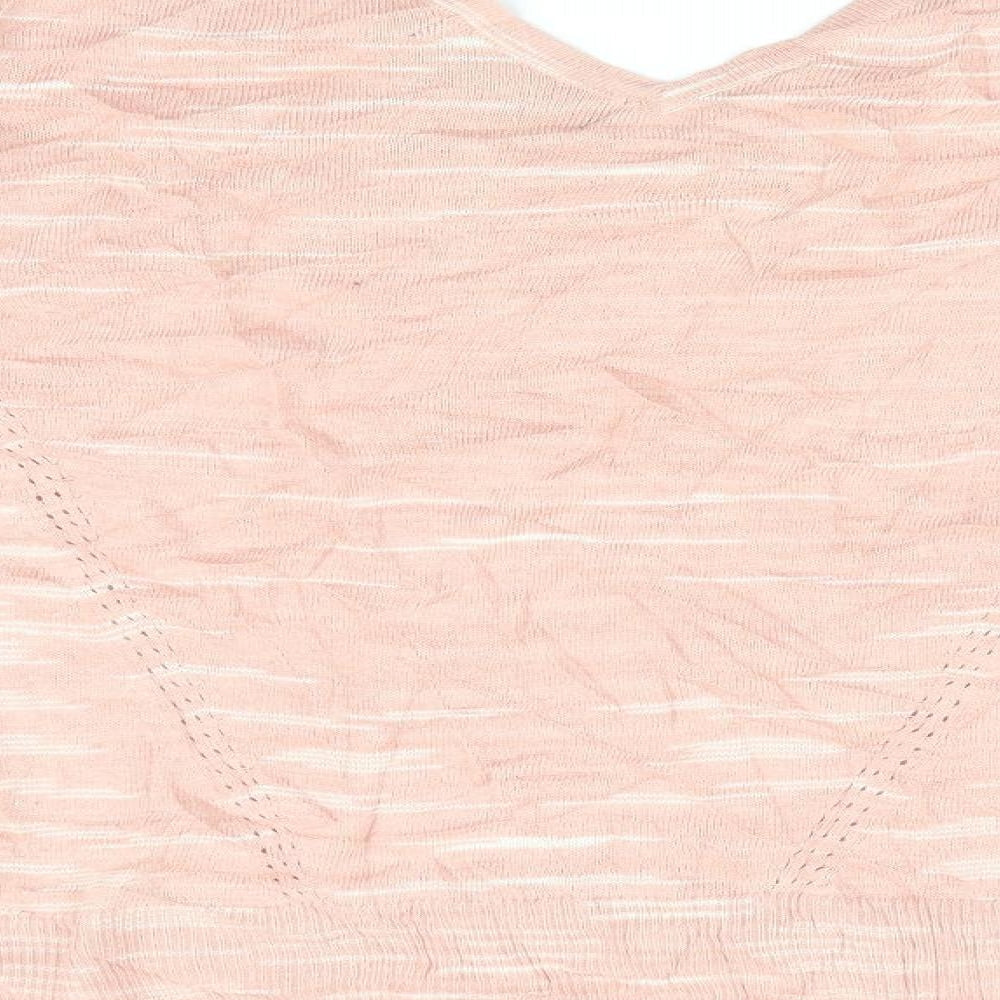 Womens UK Size S Marks and Spencer Pink Pullover Jumper