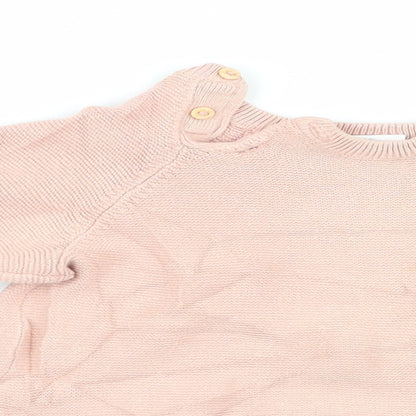 H&M Girls Orange   Pullover Jumper Size 3-6 Months  - Peach in Colour