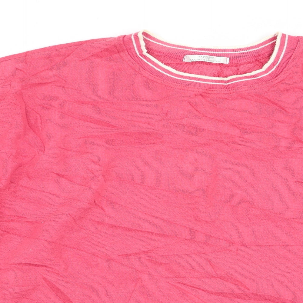Womens UK Size 12 Marks and Spencer Orange Pullover Jumper