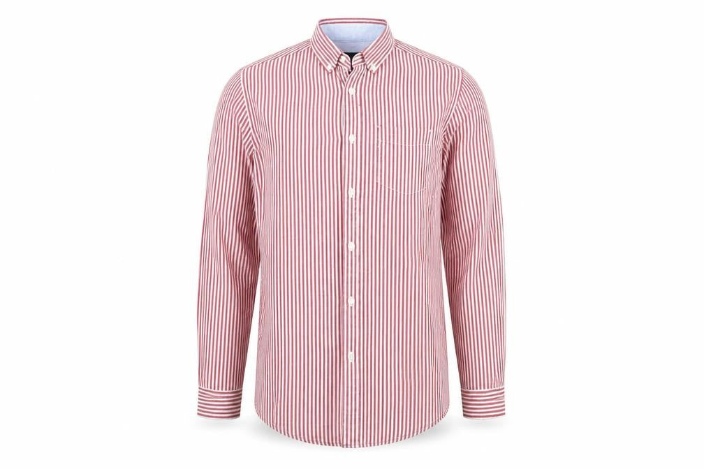 Mens UK Size S Springfield White  Button-Up Long Sleeve Casual Shirt