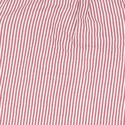 Springfield Mens White Striped   Button-Up Size S