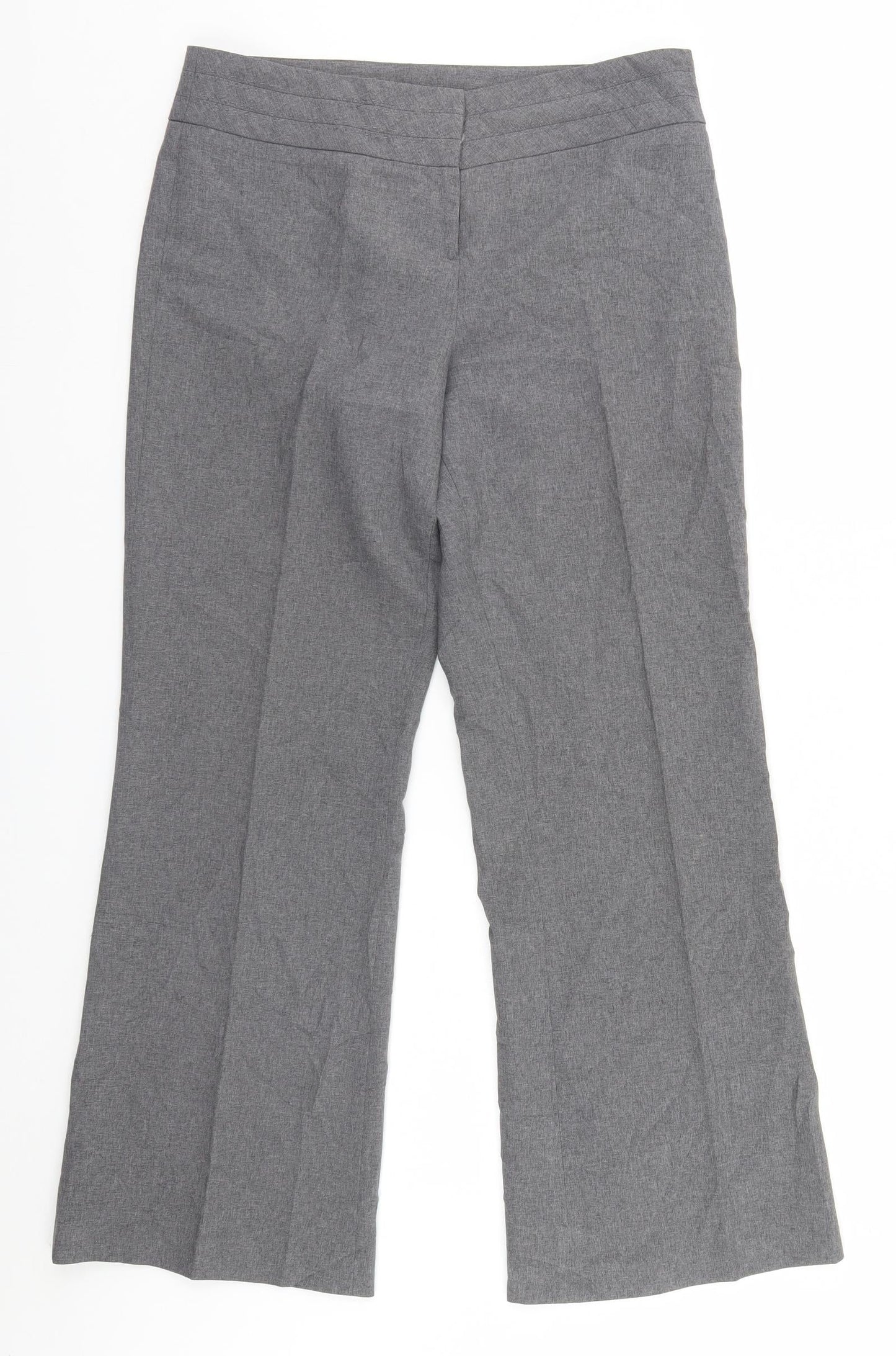 Womens UK Size 10 Preworn Regular Fit  Grey Trousers