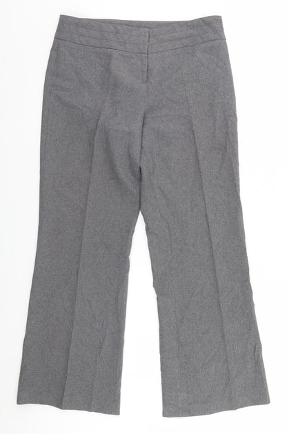 Womens UK Size 10 Preworn Regular Fit  Grey Trousers