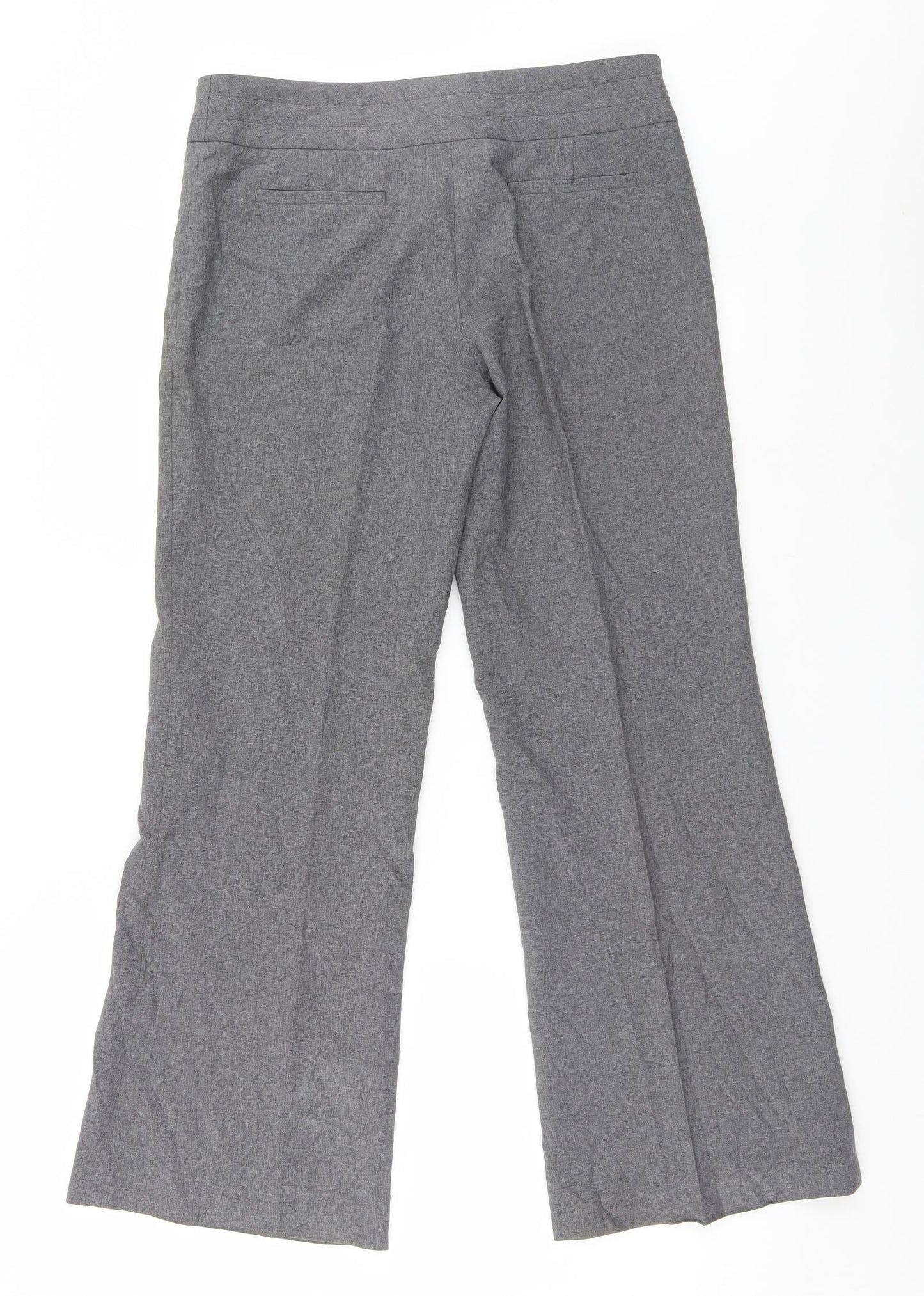 Womens UK Size 10 Preworn Regular Fit  Grey Trousers