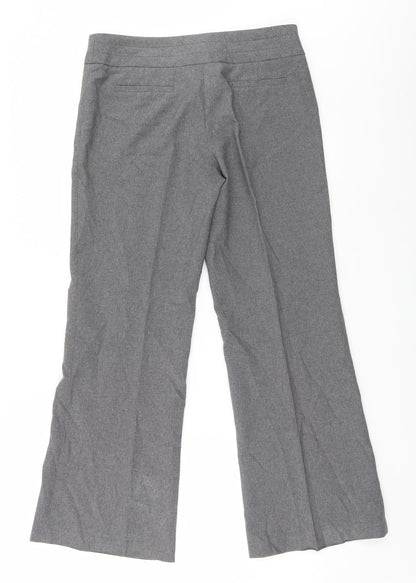 Womens UK Size 10 Preworn Regular Fit  Grey Trousers