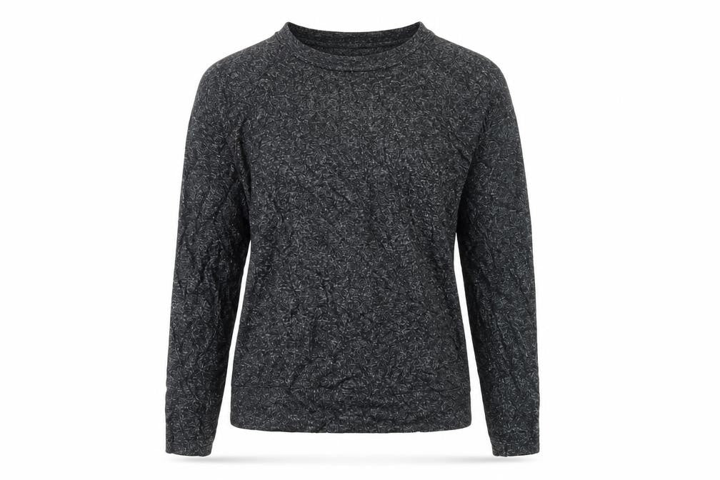 Front view of Marks & Spencer women’s grey jumper, size UK 10