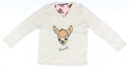 Disney Womens Beige   Pullover Jumper Size 10  - Bambi