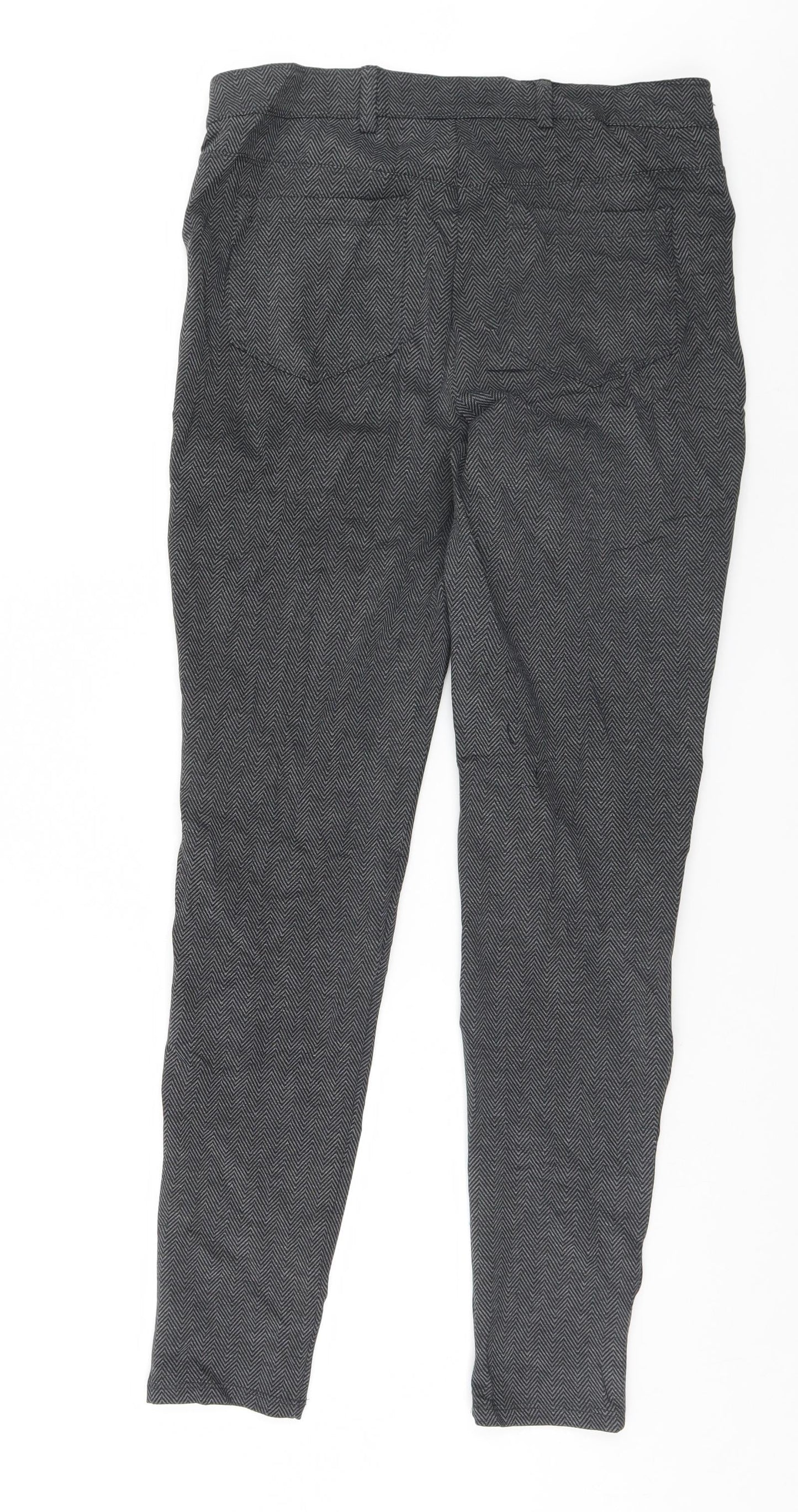 Womens UK Size 12 Dorothy Perkins Regular Fit  Grey Trousers