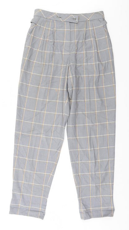 Womens UK Size 6 Topshop Regular Fit  Grey Trousers