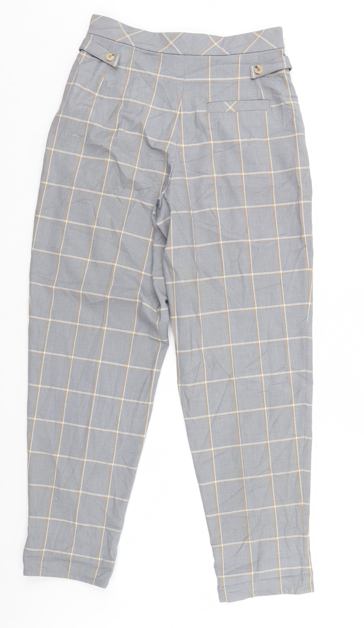 Womens UK Size 6 Topshop Regular Fit  Grey Trousers
